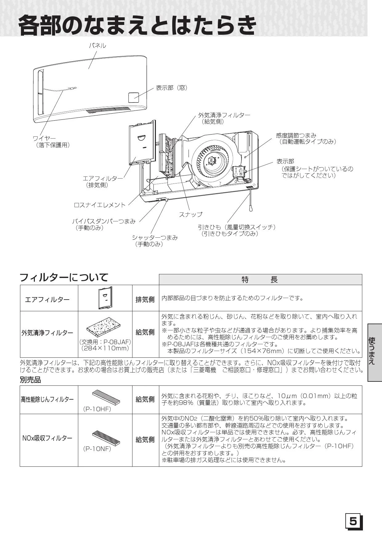 三菱電機 VL-10S3-B-D取扱説明書 施工説明書 納入仕様図 | 通販 プロ