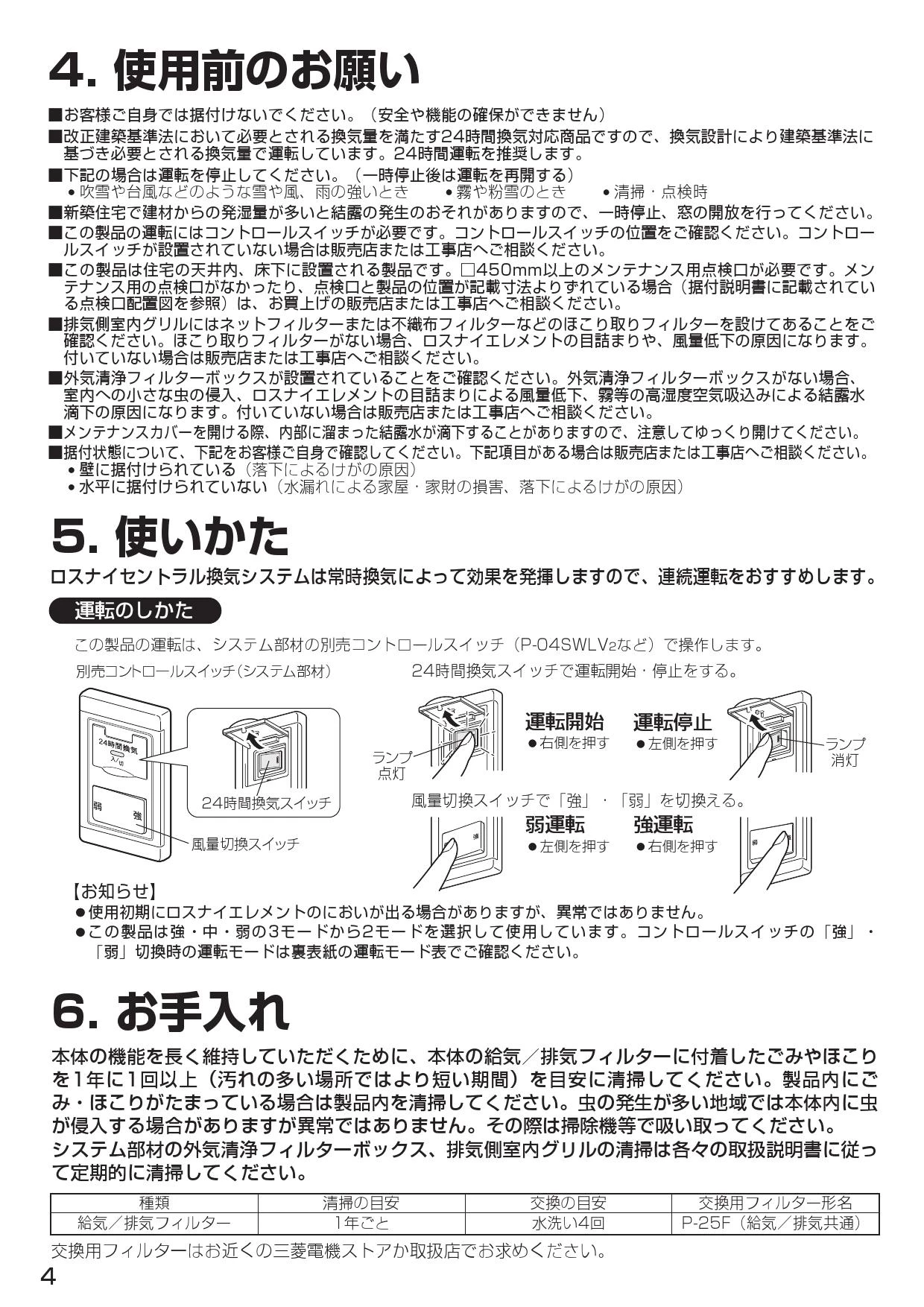 三菱電機 VL-25ZMHV2-S取扱説明書 商品図面 | 通販 プロストア ダイレクト