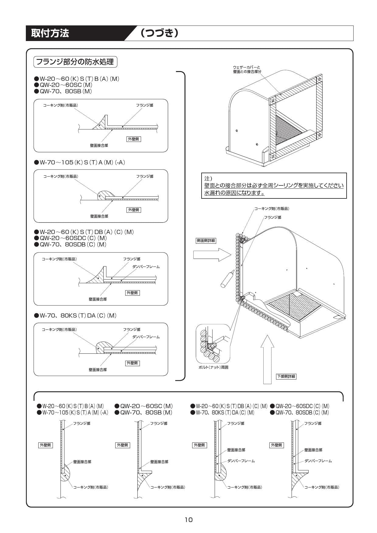 三菱電機システムサービス(株) QW-40SC※ 有圧換気扇用ウェザーカバー