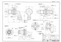 ノーリツ 0703807 納入仕様図 ユニットバス貫通金具T15A 納入仕様図1