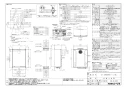 ノーリツ GT-2460AWX-T-2 BL 13A 取扱説明書 施工説明書 納入仕様図 ガスふろ給湯器 24号 スタンダード(フルオート) PS扉内設置形 納入仕様図1