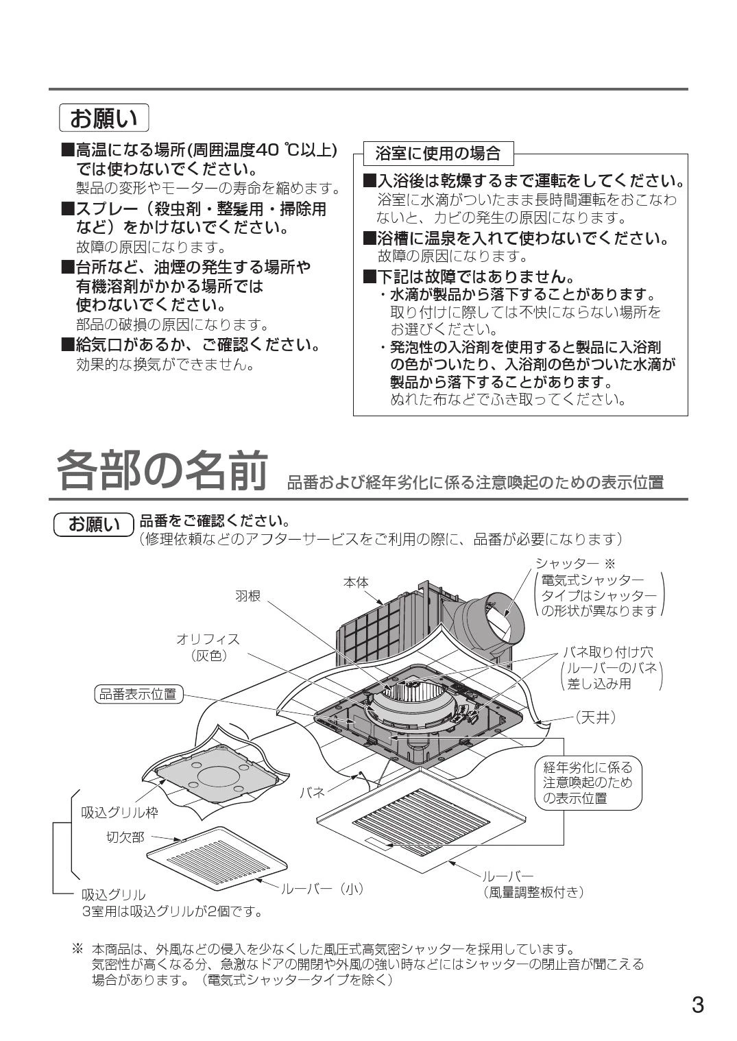 パナソニック FY-24CPK8取扱説明書 商品図面 施工説明書 | 通販 プロ