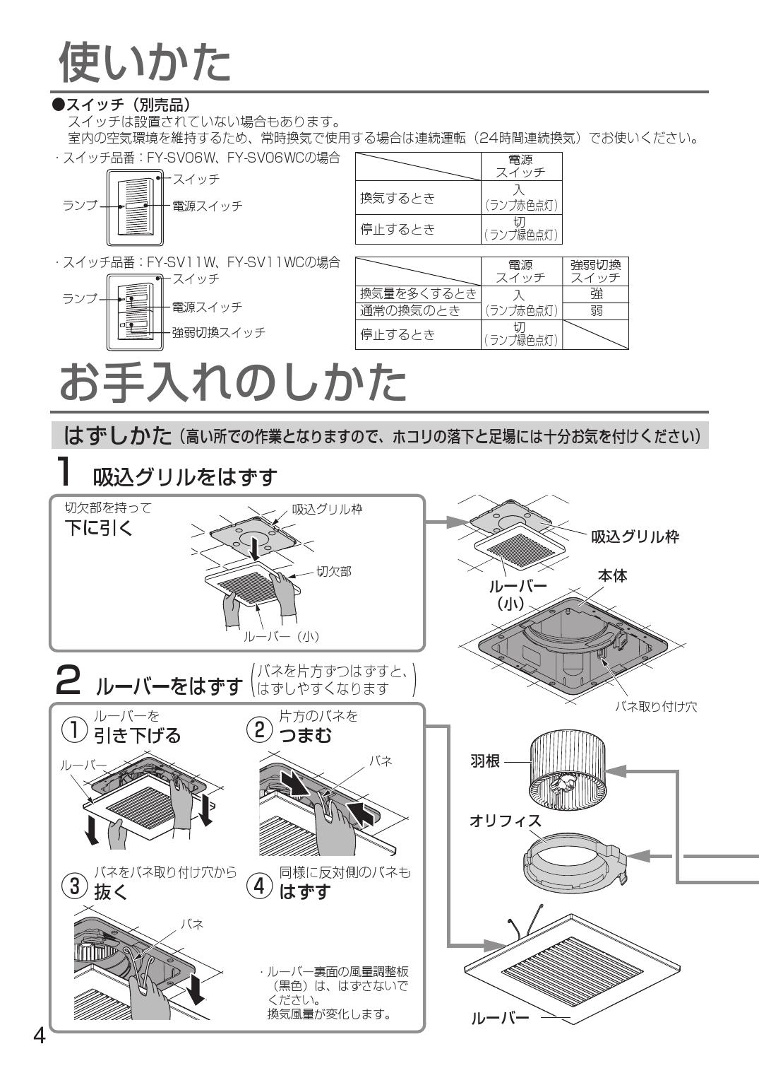 取扱店舗限定アイテム パナソニック Panasonic 天埋換気扇(電気式