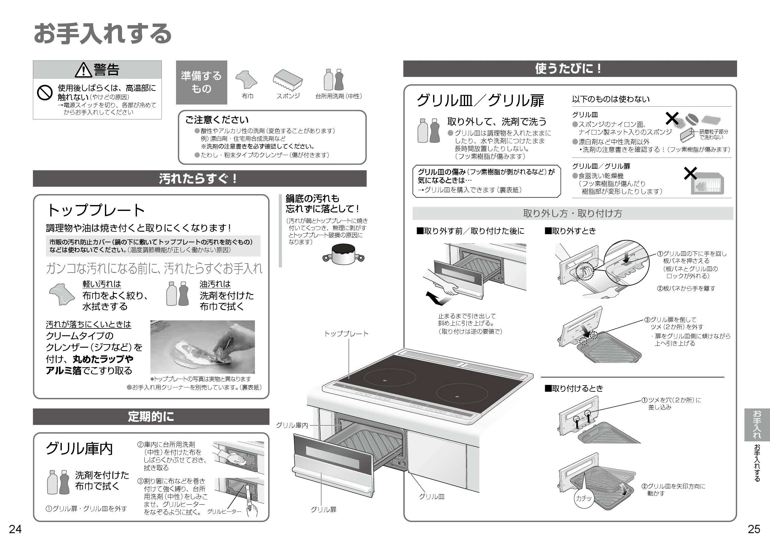 パナソニック KZ-K33XST 取扱説明書 商品図面 施工説明書|パナソニック IHクッキングヒーター Kシリーズの通販はプロストア ダイレクト