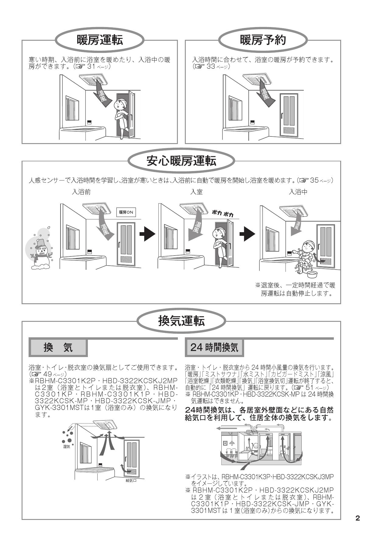 70％以上節約 リンナイ 浴室暖房乾燥機 RBHM-C3301K2P hideout.lk