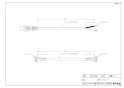 リンナイ MBデンゲンコード 商品図面 MBU電源コード 商品図面1