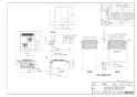 リンナイ RB2K3U51SV 13A 取扱説明書 商品図面 施工説明書 器具仕様書 グリル付ガスビルトインコンロ 水無し片面焼きグリルタイプ 商品図面1