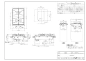 リンナイ RD322STS 13A 取扱説明書 商品図面 施工説明書 ガスドロップインコンロ 商品図面1