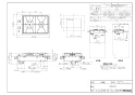 リンナイ RD323STS 13A 取扱説明書 商品図面 施工説明書 器具仕様書 ガスドロップインコンロ 商品図面1