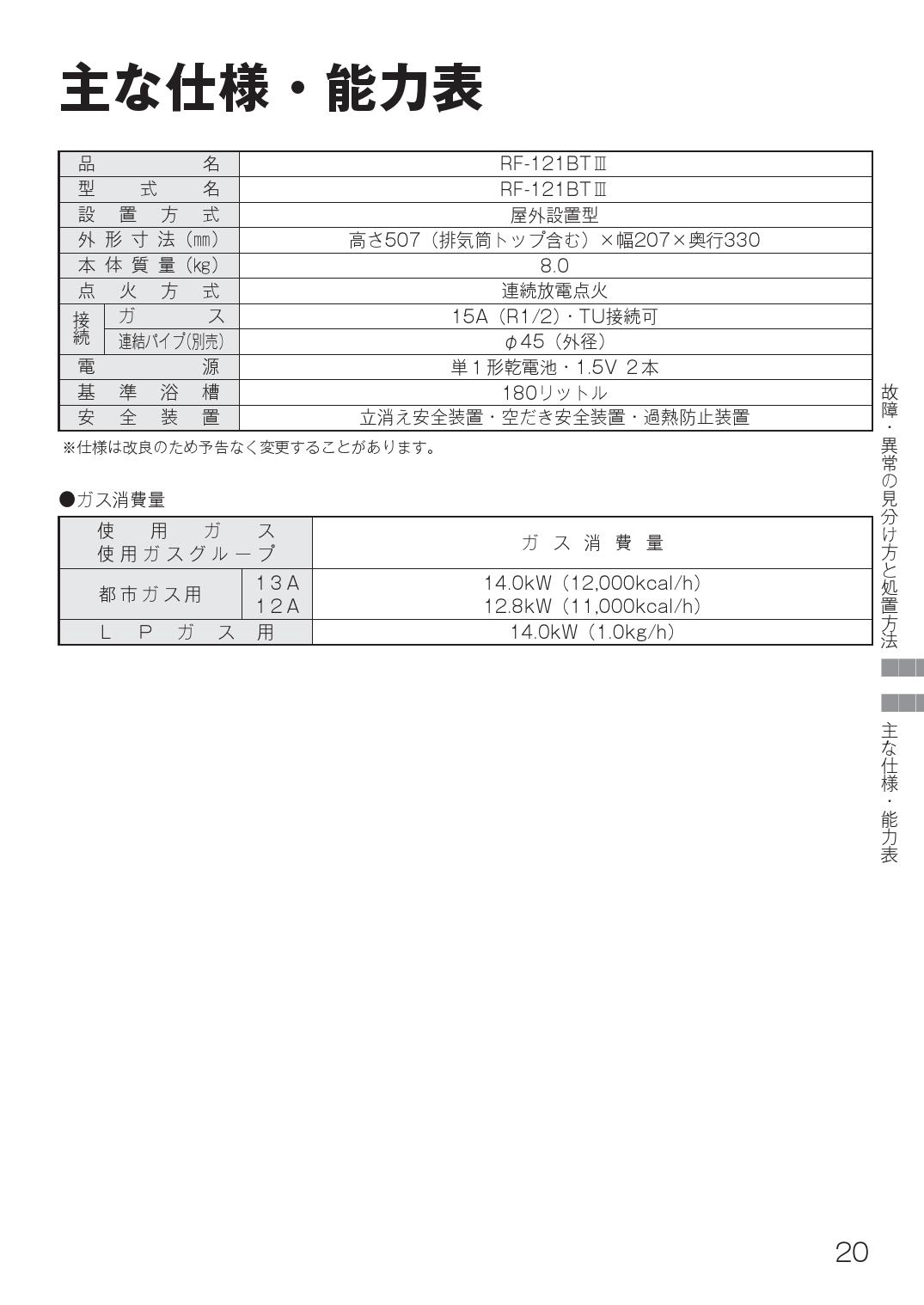 ☆大感謝セール】 ﾘﾝﾅｲ ｶﾞｽ風呂釜 屋外式 おいだき専用 :RF-121BT3-13A