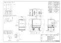 リンナイ RSW-SD401A-B 取扱説明書 商品図面 施工説明書 器具仕様書 食器洗い乾燥機 深型 スライドオープンタイプ 商品図面1