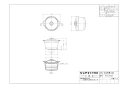 リンナイ RTR-20IGA 取扱説明書 商品図面 専用炊飯土鍋「かまどさん自動炊き」 商品図面1