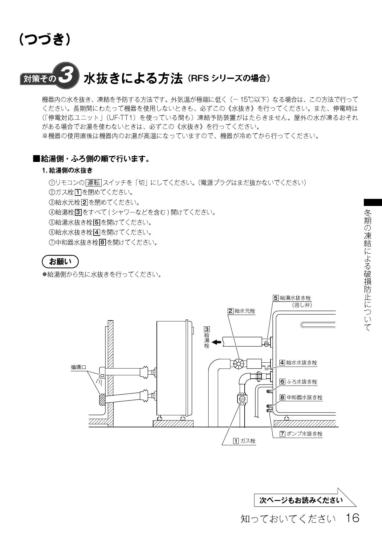 [RUF-SA2005SAW(A) LPG] リンナイ ガスふろ給湯器 20号 オート プロパン 屋外壁掛・PS設置型 スリムタイプ リモコン別売 - 2