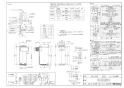 リンナイ RUF-SE2015SAA(A) 13A 取扱説明書 商品図面 施工説明書 器具仕様書 ガスふろ給湯器 設置フリータイプ オート RUF-SEシリーズ スリムタイプ 20号 アルコーブ設置型 商品図面1