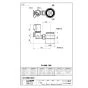 SANEI B98-AU1 商品図面 シングル混合栓用分岐アダプター 商品図面1