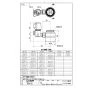 SANEI B98-AU 商品図面 シングル混合栓用分岐アダプター 商品図面1