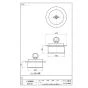 SANEI H20-50 商品図面 ゴム栓付風呂栓 商品図面1