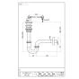 SANEI H71-25 商品図面 アフレ付Ｐトラップ 商品図面1