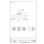 SANEI JB13A-13 商品図面 二又ソケット 商品図面1