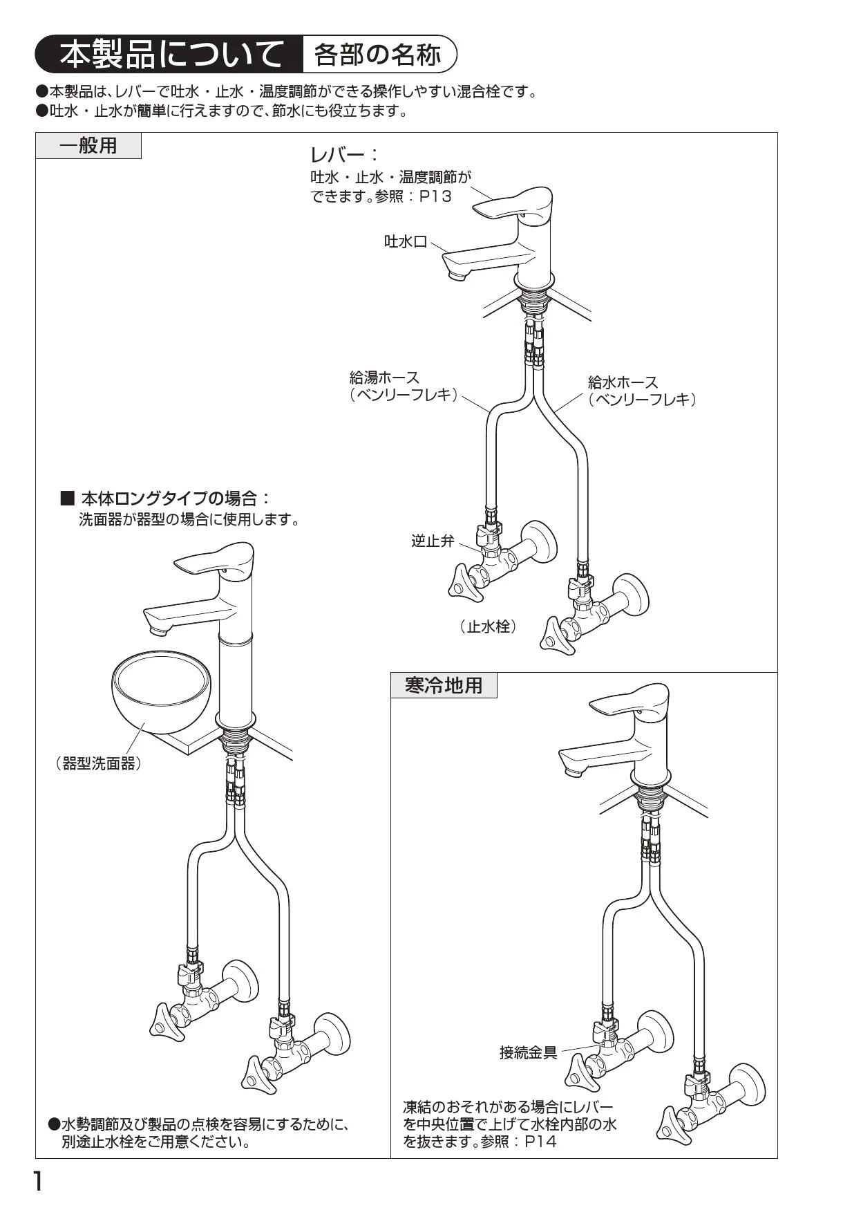 SANEI K4712NJV-13取扱説明書 商品図面 分解図 | 通販 プロストア