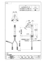 SANEI K4750NV-2T-MDP-13 取扱説明書 商品図面 分解図 シングルワンホール洗面混合栓 商品図面1