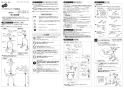 SANEI K87110ETJK-13 取扱説明書 商品図面 分解図 シングルワンホール混合栓 取扱説明書1