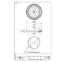 SANEI PH63-9S 商品図面 流し排水栓フタセット 商品図面1