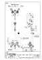 SANEI SK11T2-W-13 取扱説明書 商品図面 分解図 ツーバルブシャワー混合栓 商品図面1