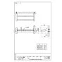 SANEI W532-457 商品図面 Ｌタイプタオル二段掛 商品図面1