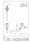 SANEI JA10JC-13-B 商品図面 自在水栓（固定コマ仕様） 商品図面1