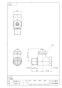 SANEI V211D-13 商品図面 化粧バルブ［共用形］ 商品図面1