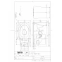 TOTO CS597BP+SH596BAR パブリックコンパクト便器 タンク式 取扱説明書 商品図面 施工説明書 パブリックコンパクト便器 タンク式 商品図面1