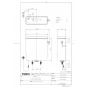 TOTO CS597BP+SH596BAR パブリックコンパクト便器 タンク式 取扱説明書 商品図面 施工説明書 パブリックコンパクト便器 タンク式 商品図面1