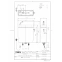 TOTO CS597BP+SH597BAR パブリックコンパクト便器 タンク式 取扱説明書 商品図面 施工説明書 パブリックコンパクト便器 タンク式 商品図面1