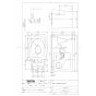 TOTO CS597BPC+SH596BAR パブリックコンパクト便器 タンク式 取扱説明書 商品図面 施工説明書 パブリックコンパクト便器 タンク式 商品図面1