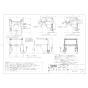 TOTO EWC151R 取扱説明書 商品図面 施工説明書 分解図 トイレリフト 商品図面1