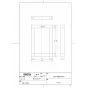 TOTO HK593 商品図面 施工説明書 埋込手洗器固定用木枠 商品図面1