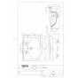 TOTO L250CM#NW1+TLE28SS1A+TS126AR+TL250D+TLDP2105JA 商品図面 施工説明書 分解図 壁掛洗面器・洗面ボウル L250CM+TLE28SS1Aセット 商品図面1