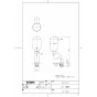 TOTO L250CM#NW1+TLE28SS1A+TS126AR+TL250D+TLDP2105JA 商品図面 施工説明書 分解図 壁掛洗面器・洗面ボウル L250CM+TLE28SS1Aセット 商品図面1