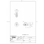 TOTO LS704C#NW1+TLG04302JA+TL4CUX2+HR720+TLDP2201JA 商品図面 施工説明書 分解図 ベッセル式洗面器LS704C+TLG04302JAセット 商品図面1