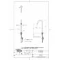 TOTO LS903#NW1+TLE26SL1A+T7W85+TN147 取扱説明書 商品図面 施工説明書 分解図 ベッセル式洗面器・洗面ボウル LS903+TLE26SL1Aセット 商品図面1