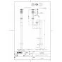 TOTO LSA722CBSND 取扱説明書 商品図面 施工説明書 ベッセル式洗面器・シングル混合水栓セット 商品図面1