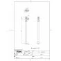 TOTO LSA722CBSND 取扱説明書 商品図面 施工説明書 ベッセル式洗面器・シングル混合水栓セット 商品図面1