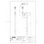 TOTO LSA90AAS#NW1 取扱説明書 商品図面 施工説明書 分解図 壁掛手洗器セット 商品図面1