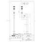 TOTO LSG704AASNW 取扱説明書 商品図面 施工説明書 分解図 ベッセル式洗面器・自動水栓セット 商品図面1