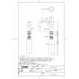 TOTO LSH704BAPMW 取扱説明書 商品図面 施工説明書 分解図 ベッセル式洗面器セット 商品図面1