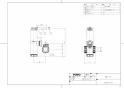 TOTO REW06A2B1KSCM 取扱説明書 商品図面 施工説明書 小型電気温水器(湯ぽっとREW-Bシリーズ） 商品図面1