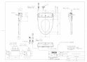 TOTO TCF5831ADP#NW1 取扱説明書 商品図面 施工説明書 分解図 ウォシュレット アプリコットP AP2A 商品図面1