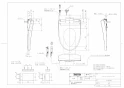 TOTO TCF5831AD#NW1 取扱説明書 商品図面 施工説明書 分解図 ウォシュレット アプリコットP AP2A 商品図面1