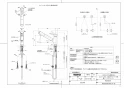 TOTO TKS05308JA 取扱説明書 商品図面 施工説明書 台付シングル混合水栓 商品図面1